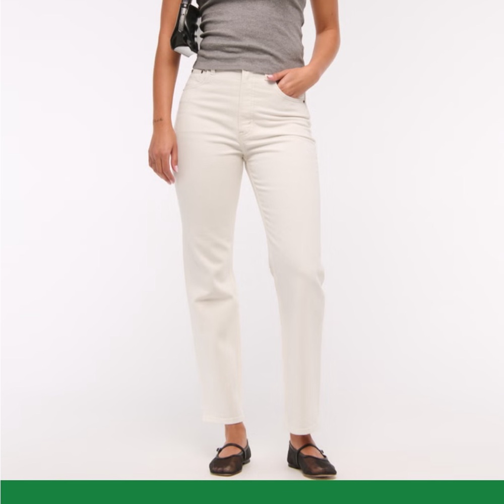 Abercrombie & Fitch Women's White Jeans